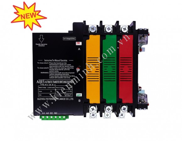 BỘ CHUYỂN ĐỔI NGUỒN TỰ ĐỘNG ATS AIJES WN3 125A 3F, 4F
